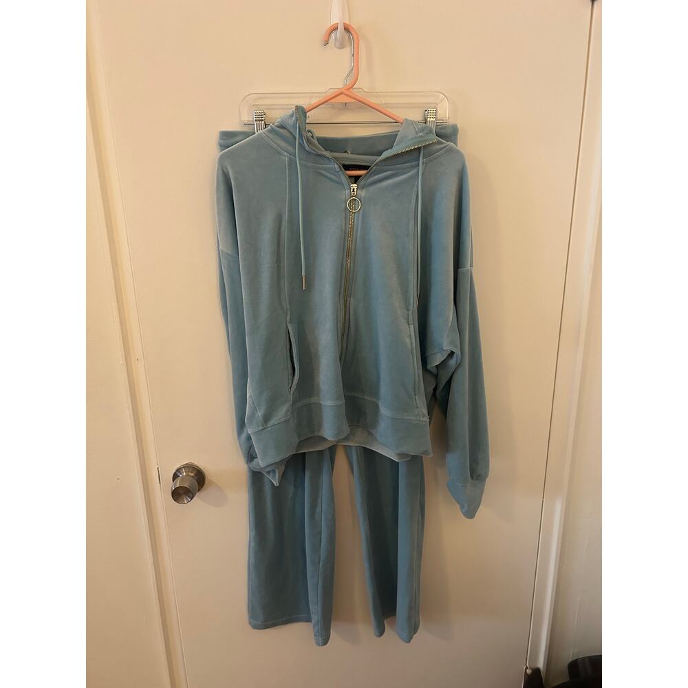 Blue sweat set